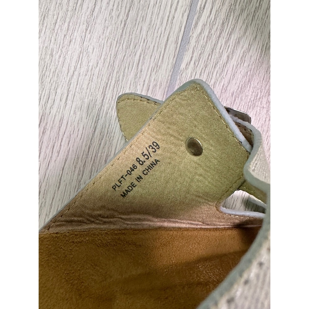 Dirty Laundry Gray Platform Buckle Slide Sandals Studded PLFT-046 Womens 8.5/39 - Picture 8 of 8